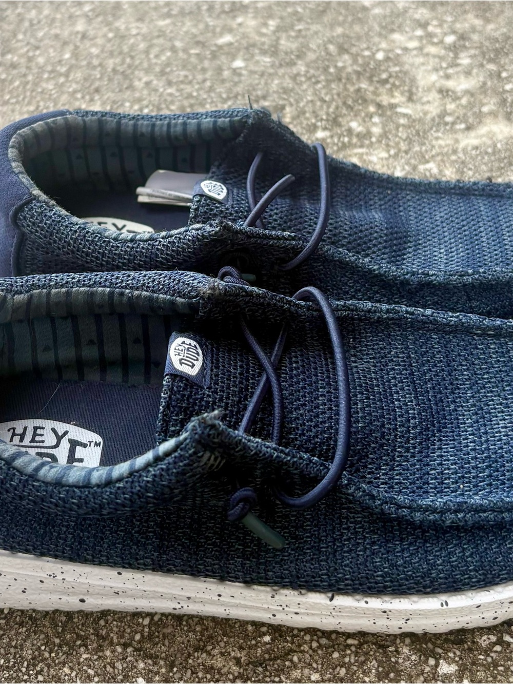 ***Youth***Hey Dude Wally Stretch Mesh Sox Navy